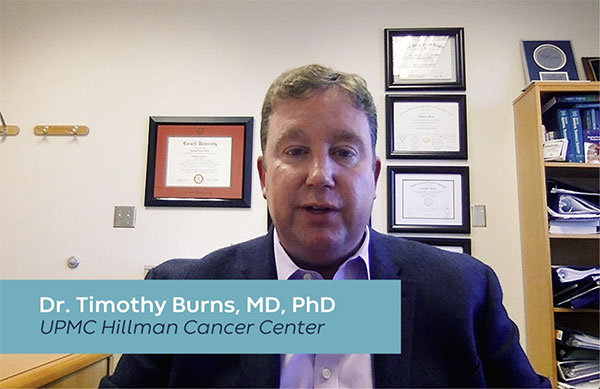 Dr. Timothy Burns provides a video overview of biomarker testing in metastatic NSCLC